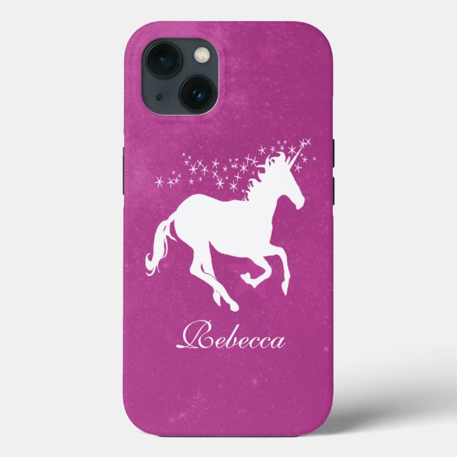 Capas de iphone personalizada de gabinete magenta  (Verso)