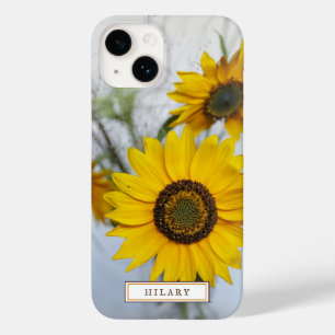 Capas de iphone Personalizada de Girassóis Amarelo