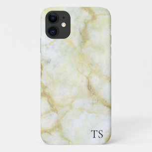 capas de iphone Personalizada de Marble Dourada