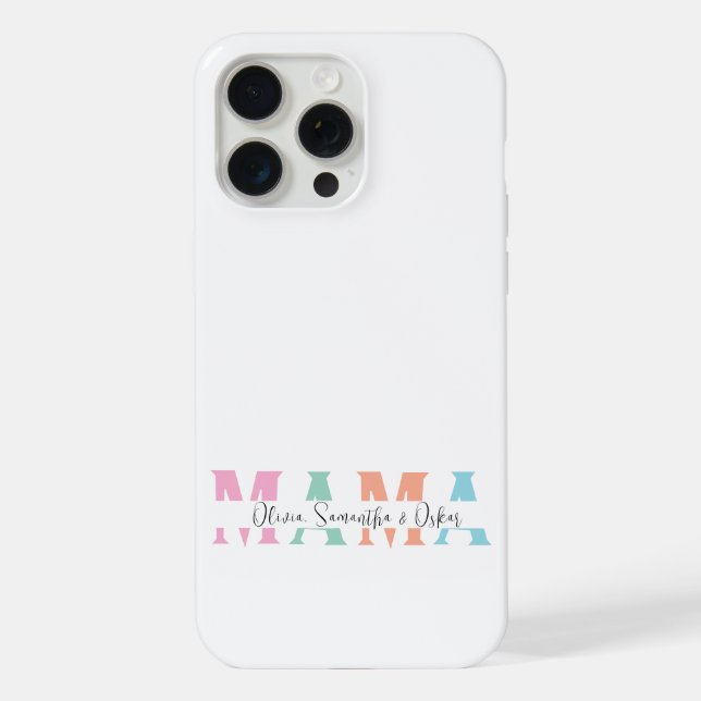 Capas de iphone personalizada do Pastel MAMA (Verso)