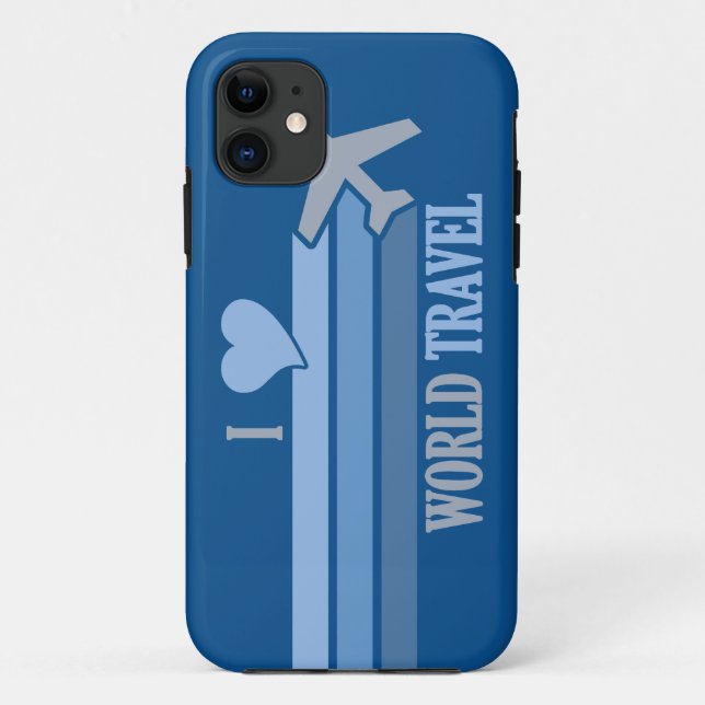 Capas de iphone personalizada do Viagem mundial (Verso)