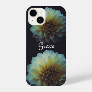 Capas de iphone Personalizada Floral Escuro