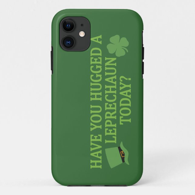 Capas de iphone personalizada Leprechaun Hug (Verso)