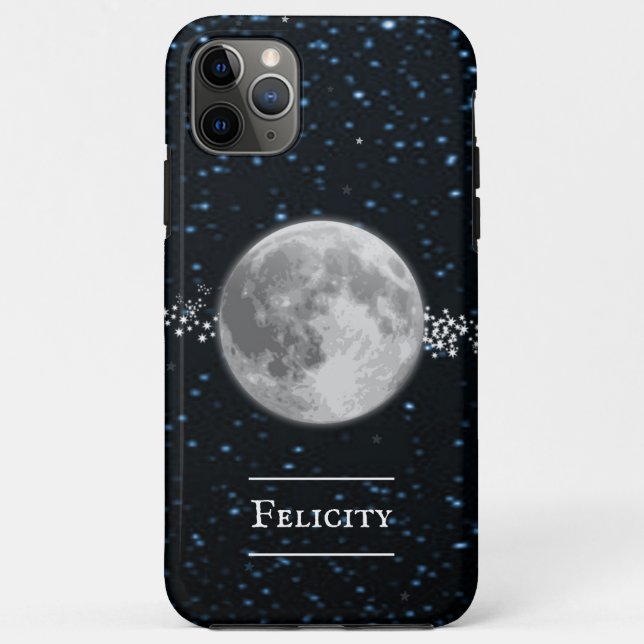 Capas de iphone personalizada lunar de gabinete (Verso)