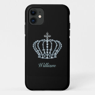 Capas de iphone Personalizável da Coroa Diamond