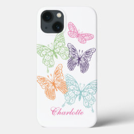 Capas de iphone personalizável de borboletas