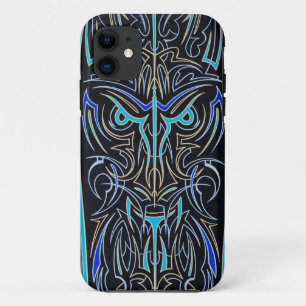 Capas de iphone Pinstriped da máscara de Tiki