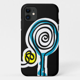 Capas de iphone preta para tênis player