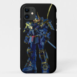 Capas de iphone pretas de Gundam