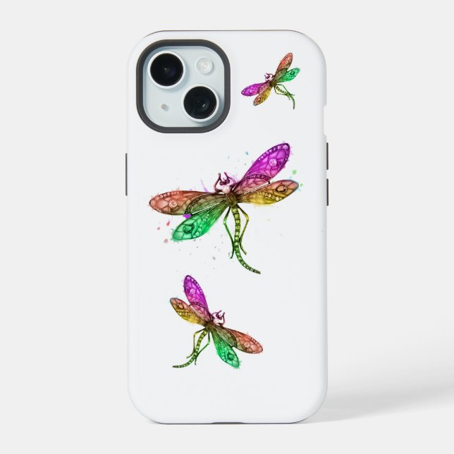 Capas de iphone Rainbow Dragonfly (Verso)