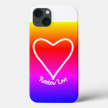 capas de iphone Rainbow Love Colortive