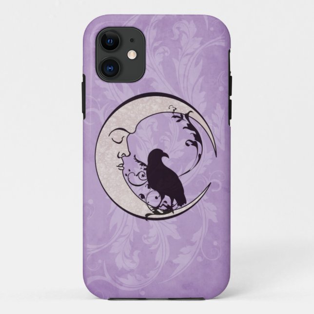 capas de iphone Raven Moon (Verso)