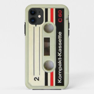 Capas de iphone retros da cassete de banda