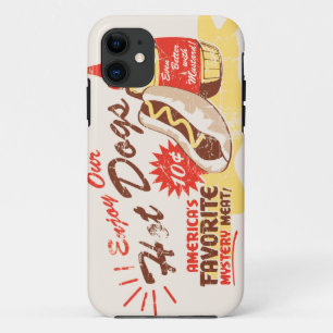 Capas de iphone retros do cachorro quente