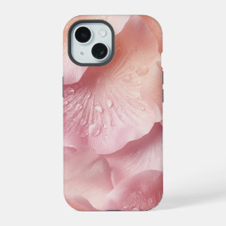 Capas de iphone Rosa de Textura Petal Minimalista