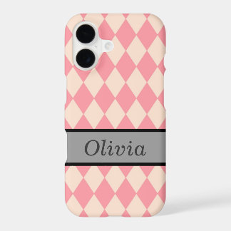 Capas de iphone Rosa Personalizada Para Todos Os M