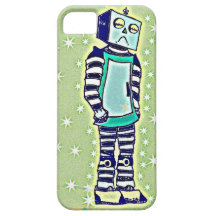 Capas de iphone Sad Robot