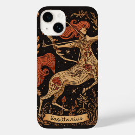 capas de iphone Sagittarius tapesArte Celestial Zo