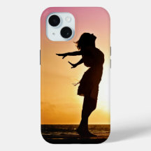 Capas de iphone Sunset Girl