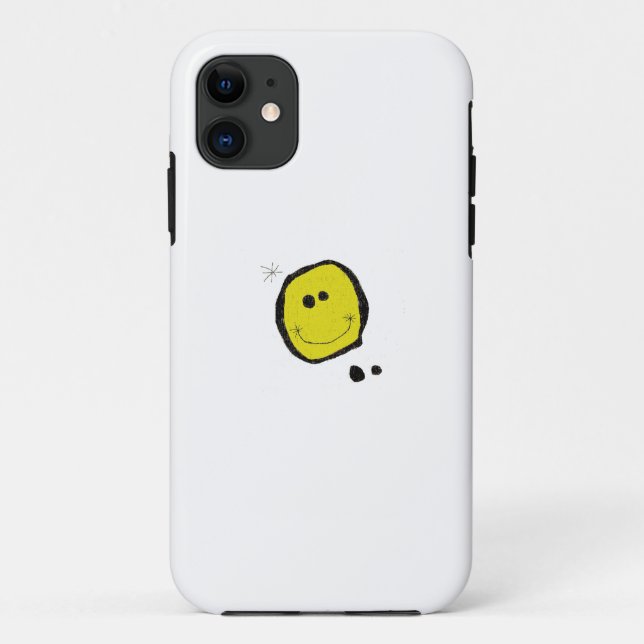 capas de iphone surreal de rosto feliz (Verso)