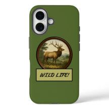 Capas de iphone Verde Azul Escuro Elk Norte-Americ