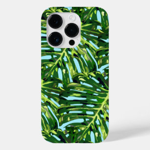 Capas de iphone Verde de Folhas Tropicais