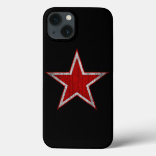 Capas de iphone vermelhas da estrela de Rússia