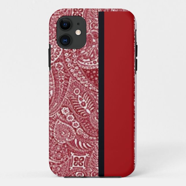 Capas de iphone Vermelhas Designer (Verso)