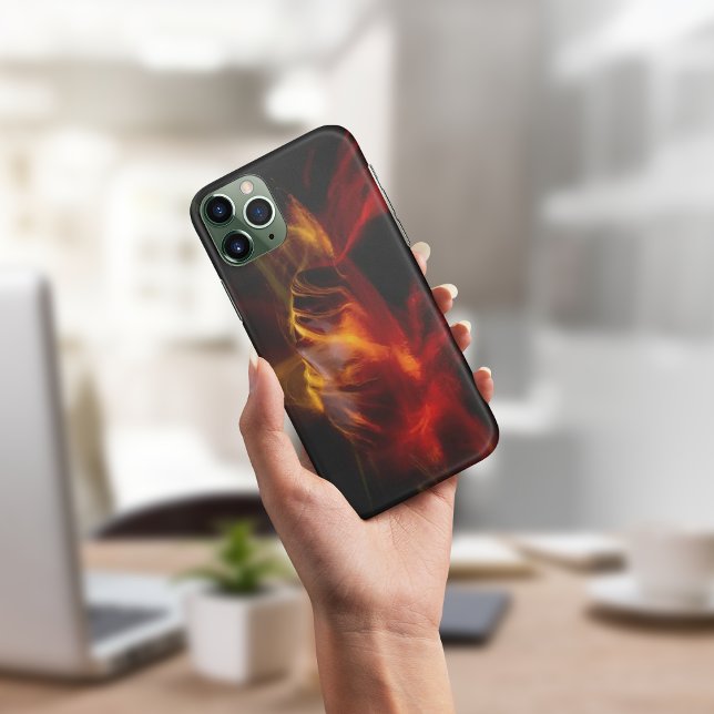 Capas de iphone Vermelhas e Douradas (Fiery Red and Gold iphone cases
)