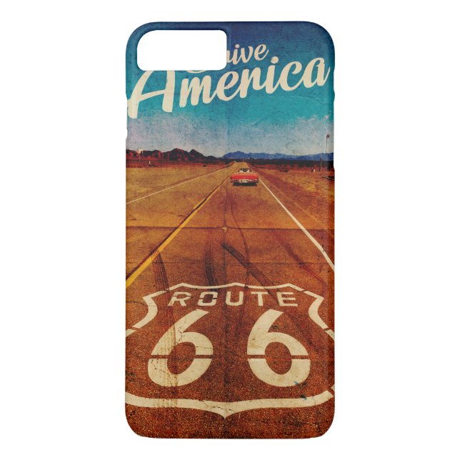 capas de iphone Vintage Route 66 (Verso)