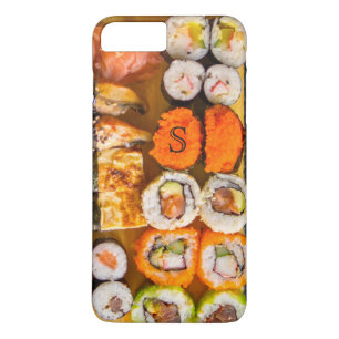 Capas de monograma personalizadas de Sushi Amostre