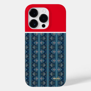 Capas de telefone Azuis e Vermelhas da Poeta Adiel