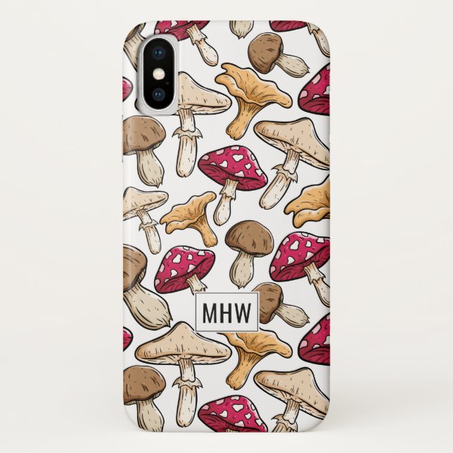 Capas de telefone com monograma personalizado no p (Verso)