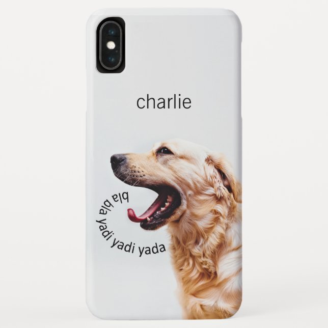 Capas de telefone com nome personalizado para cães (Verso)