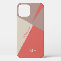 Capas de telefone de blocos de cores personalizado