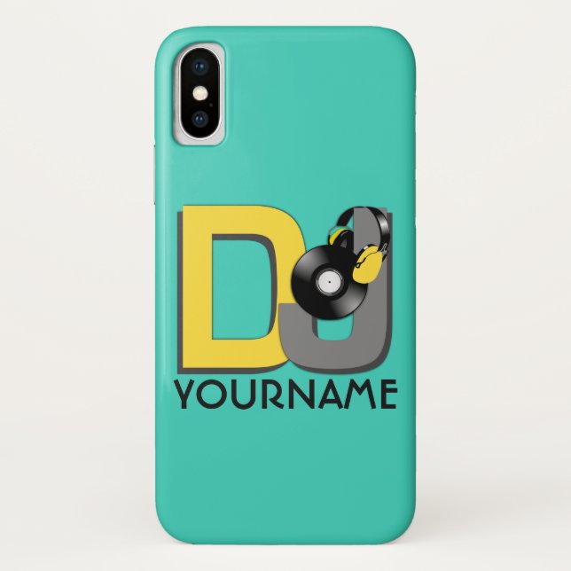 Capas de telefone de cores e nomes personalizados  (Verso)