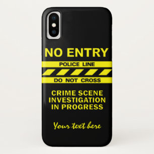 Capas de telefone de Linha de Polícia de Texto Per