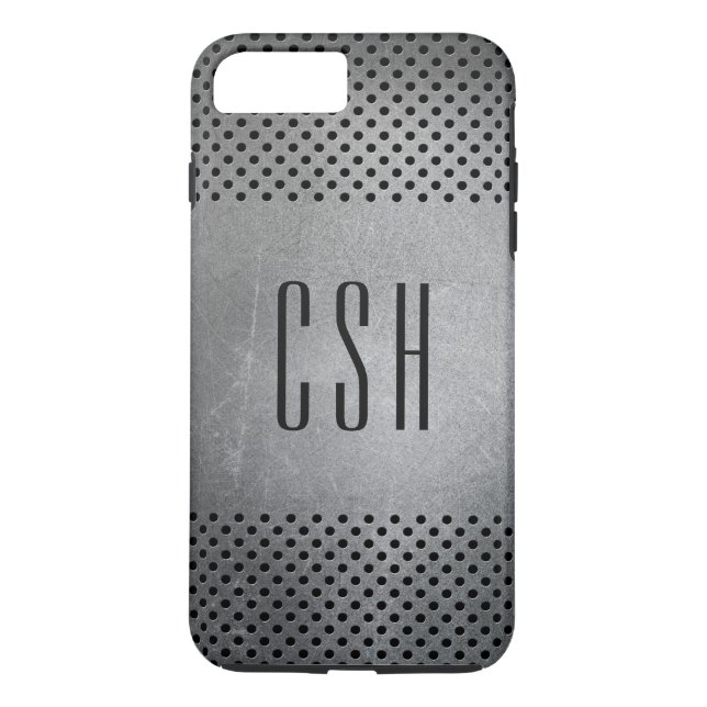 Capas de telefone de monograma personalizadas de p (Verso)