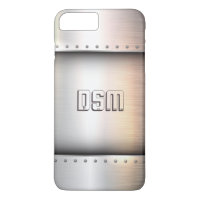 Capas de telefone de monograma personalizadas Faux