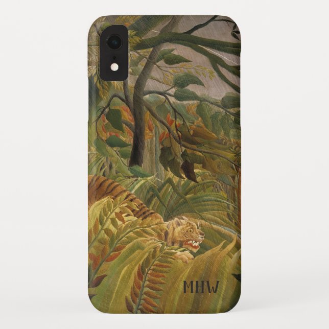 Capas de telefone de monograma personalizadas Tige (Verso)