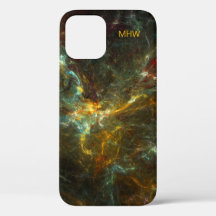 Capas de telefone de monograma personalizado de Ca
