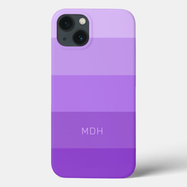 Capas de telefone de monogramas personalizadas de  (Verso)