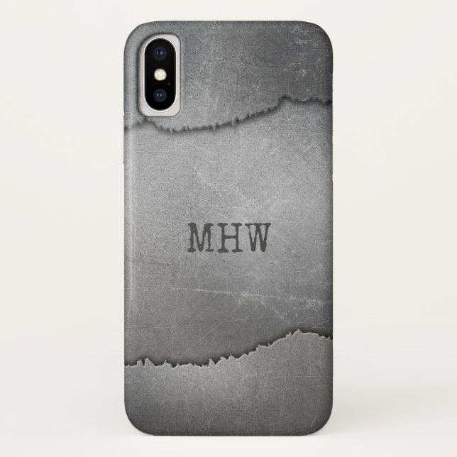 Capas de telefone de monogramas personalizados de  (Verso)