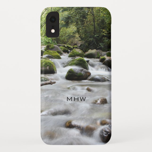 Capas de telefone de monogramas personalizados do  (Verso)