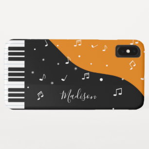 Capas de telefone de Música Piano de nome persona