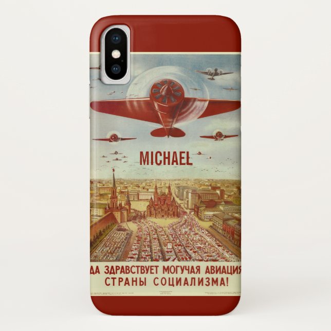 Capas de telefone de nome personalizado da Vintage (Verso)