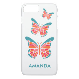 Capas de telefone de nome personalizado de Borbole