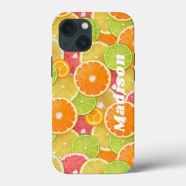 Capas de telefone de nome personalizado de Citrus  (Verso)