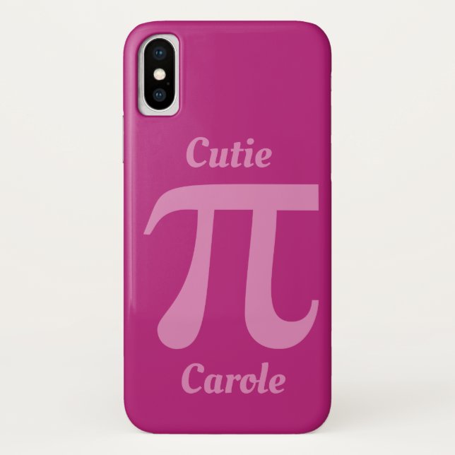 Capas de telefone de nome personalizado de Pi / Pi (Verso)