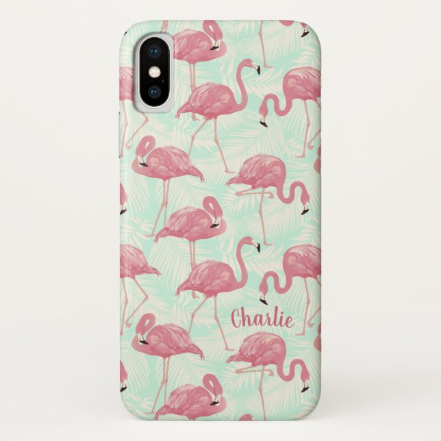 Capas de telefone de nome personalizado do padrão  (Verso)